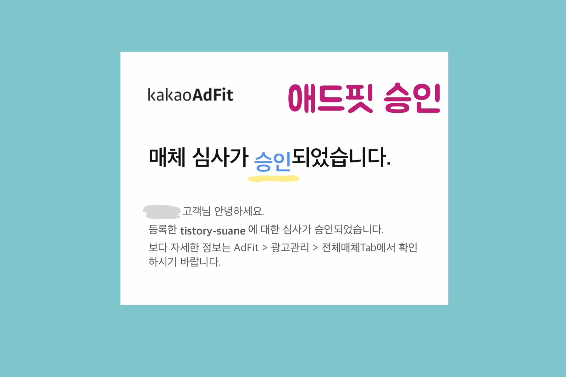  Adfit 카카오 애드핏 심사 승인 성공 (재심사 후기), 구글 애드센스 중단