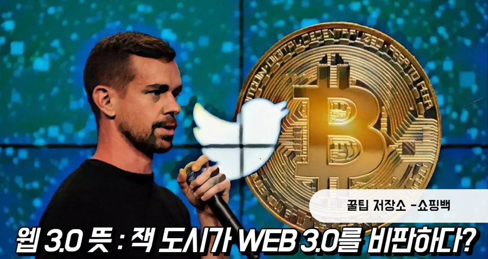 웹 3.0 뜻 : 잭 도시가 현재 WEB 3.0를 비판하는 이유