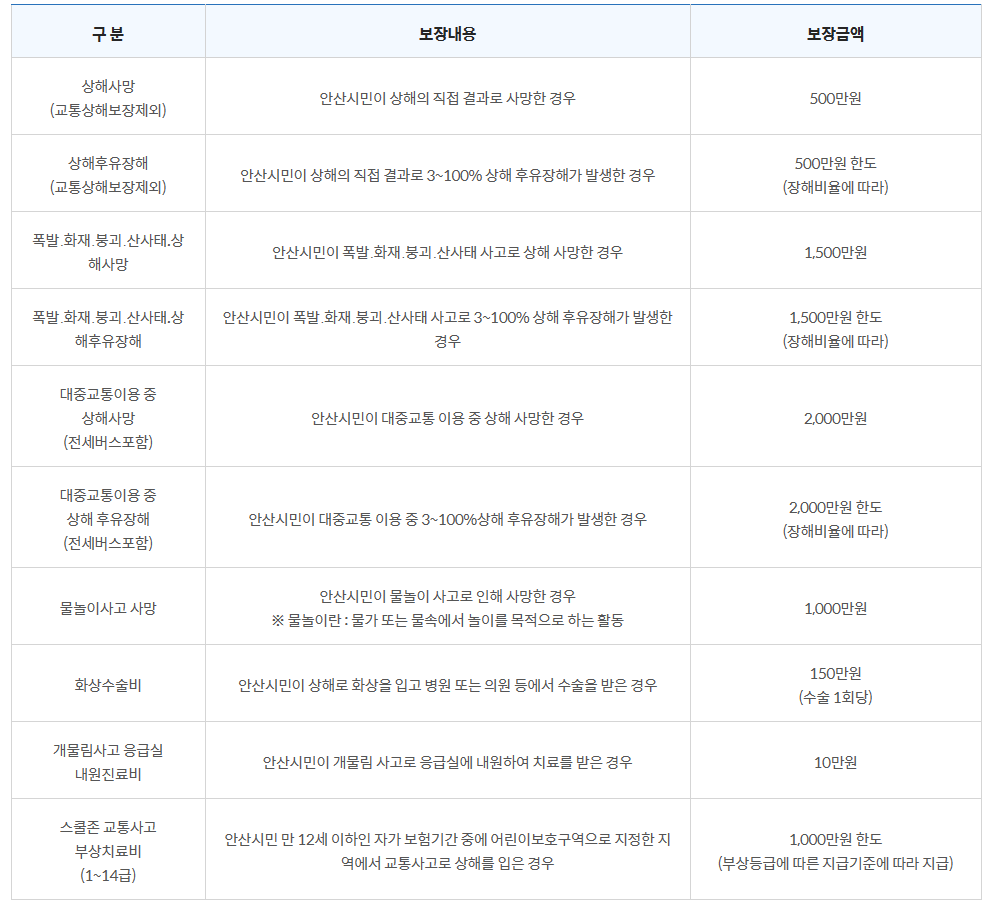 보장내용