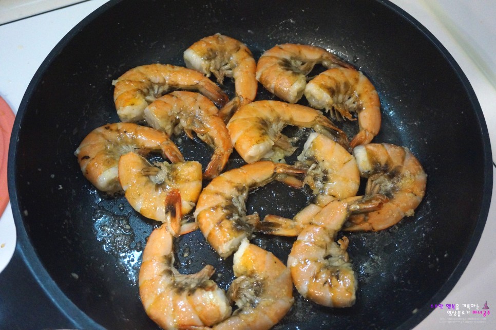 대하 새우 요리 천사수산 왕새우 12