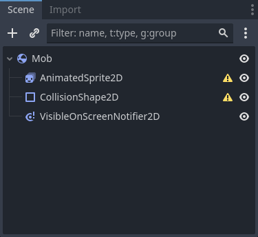 [GodotDocs][Your First 2D Game] 4. 적(Mob) 제작
