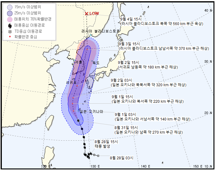  2020 제 9호 태풍 - 마이삭