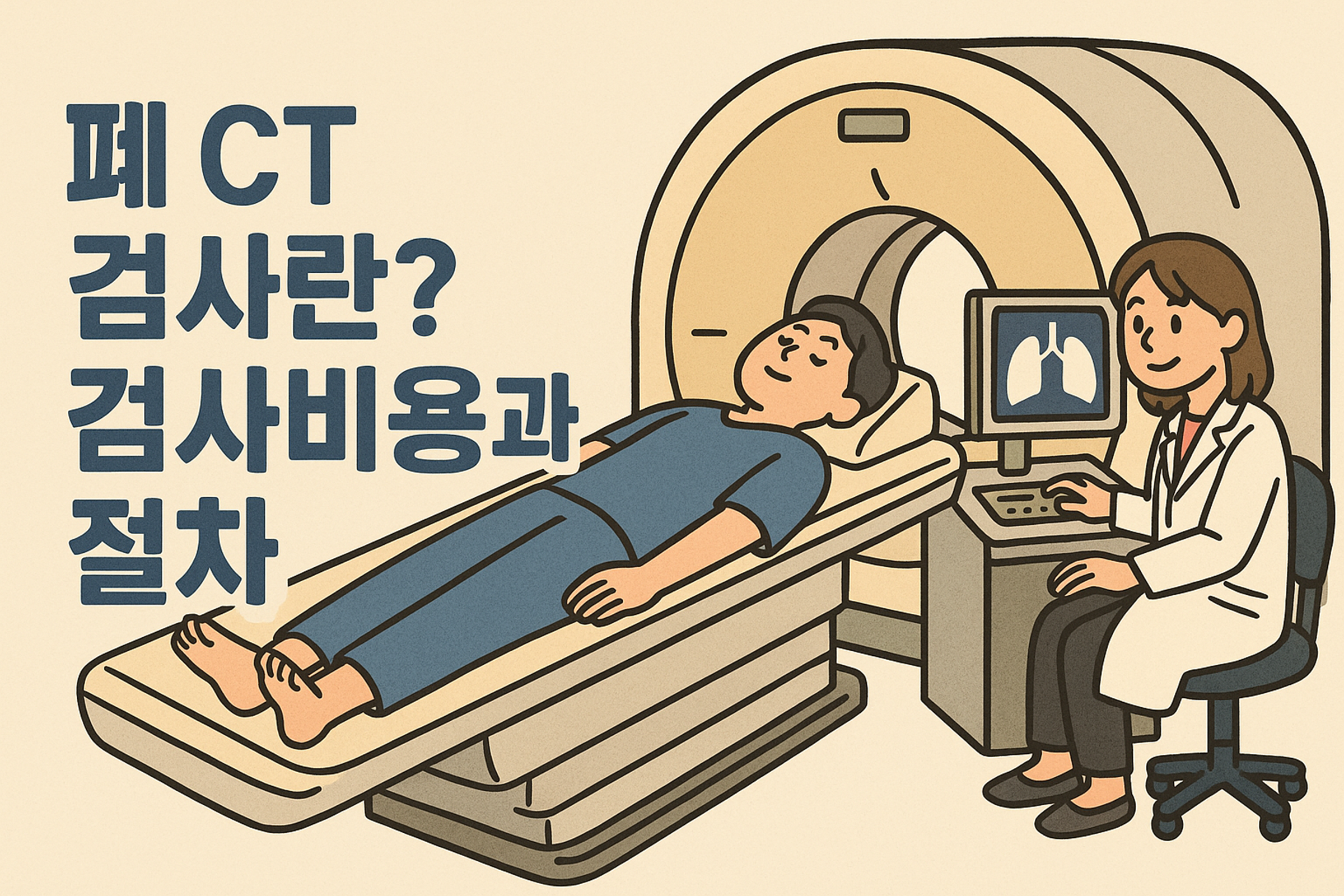 폐 CT 검사란? 검사비용과 절차
