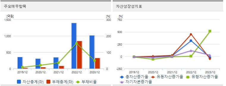 하이드로리튬 재무지표