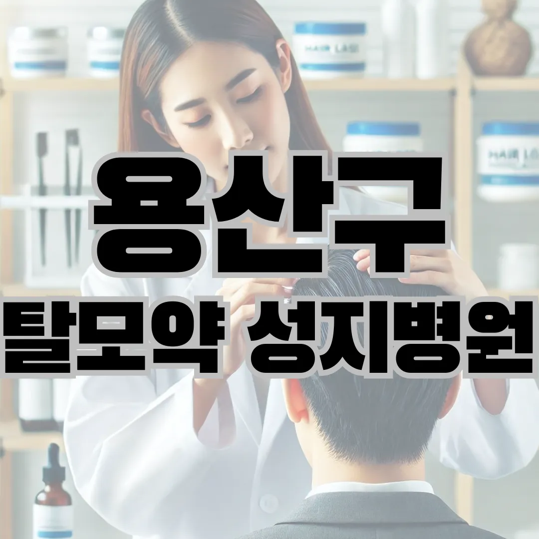 용산구 탈모
