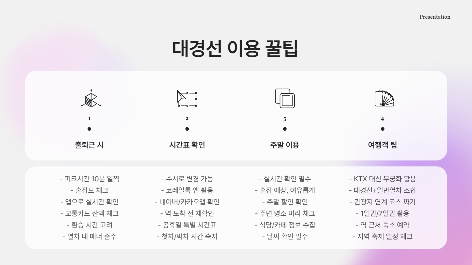 대경선 시간표, 왜 이렇게 자주 검색될까?