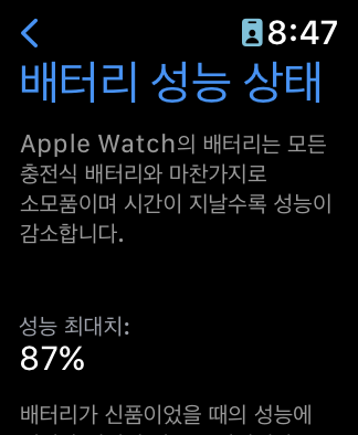 애플워치-배터리-성능-최대치-퍼센트