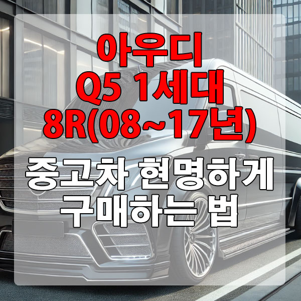 아우디 Q5 1세대 8R(08~17년) 중고차 현명하게 구매하는 법