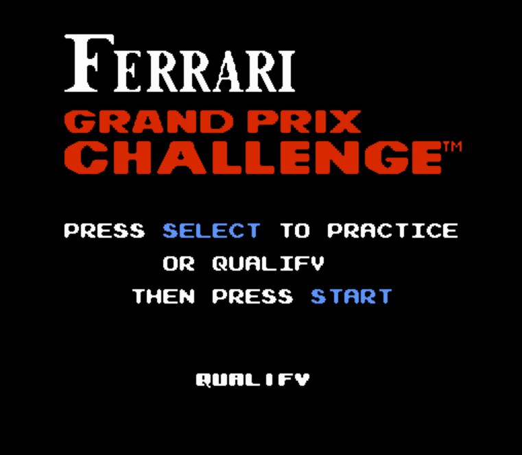  NES ROMS - Ferrari Grand Prix Challenge (EUROPE / 유럽판 롬파일 다운로드)
