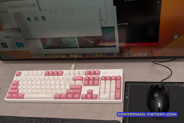 레오폴드 키보드 로지텍 G402