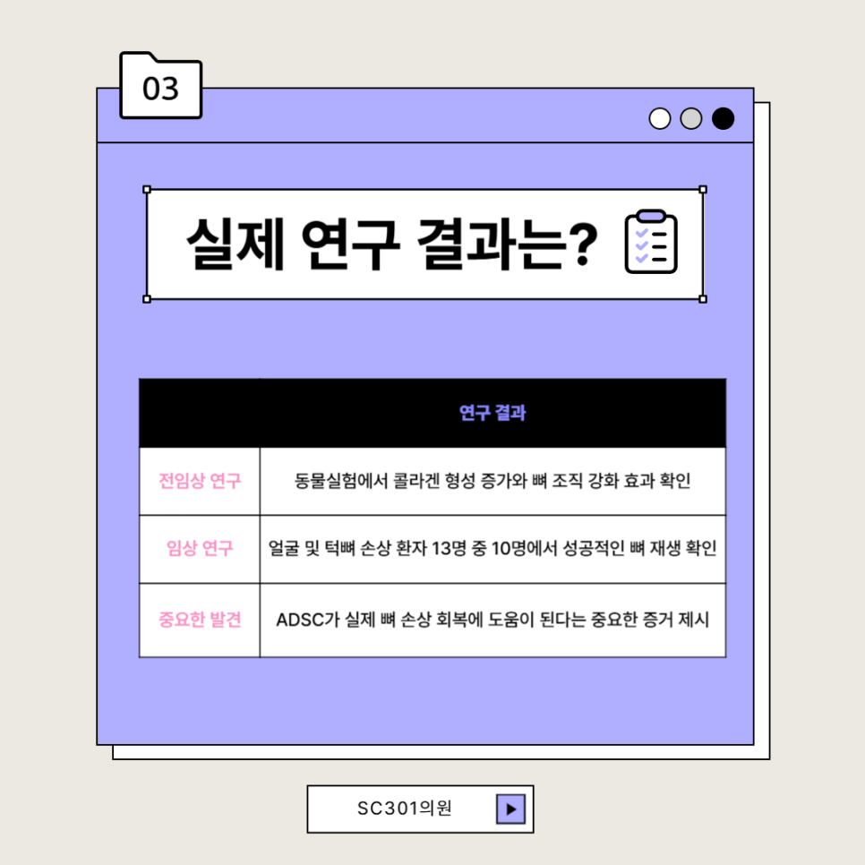 img 줄기세포로 뼈 재생이 가능할까? 지방유래 줄기세포(ADSC) 치료법 | SC301 성형외과 성슐랭 가이드