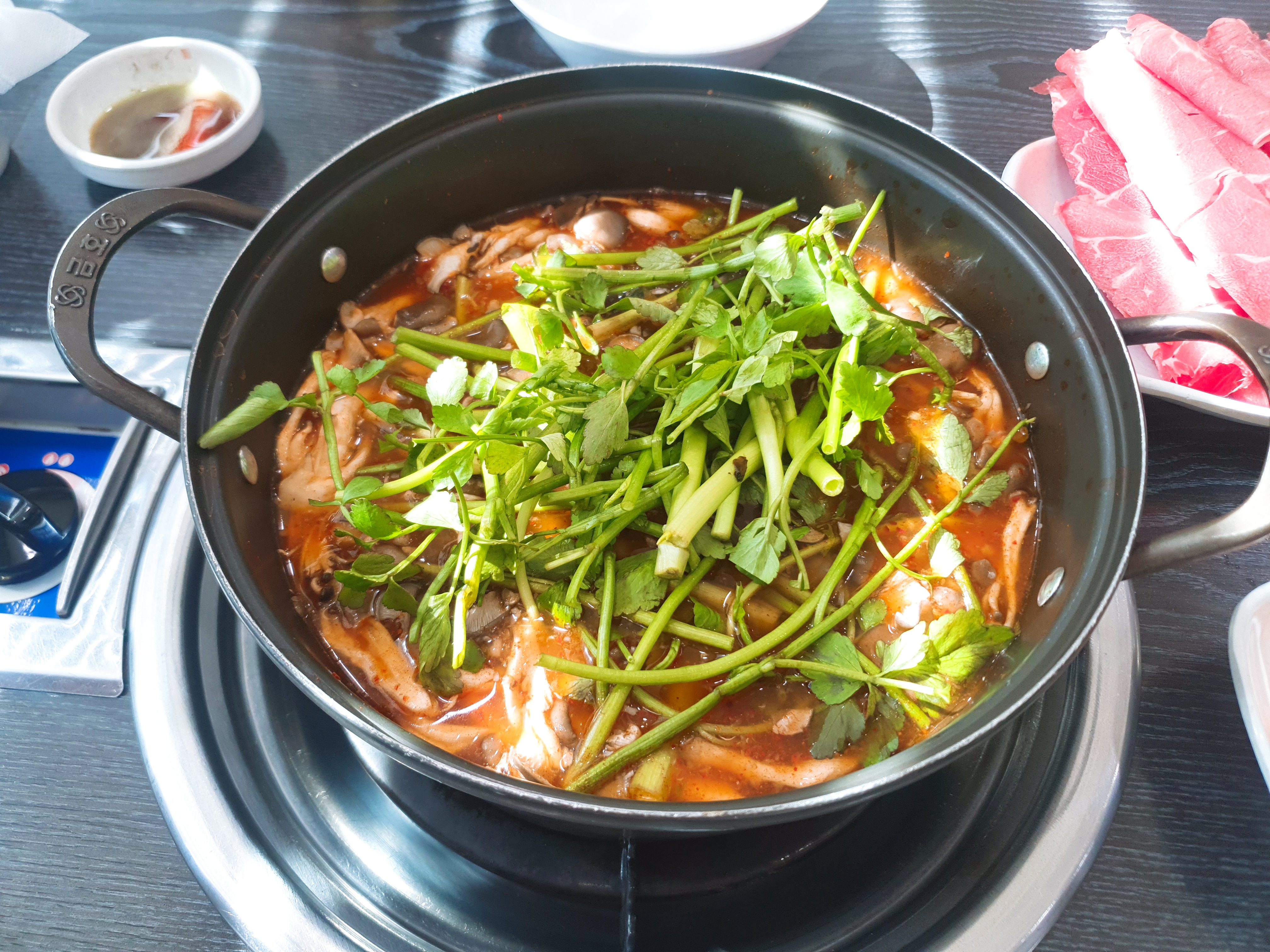  칼칼한 샤브샤브칼국수 양산맛집 빨간도깨비