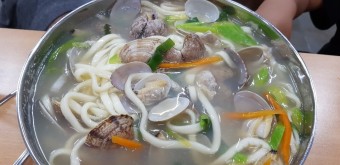 바지락칼국수