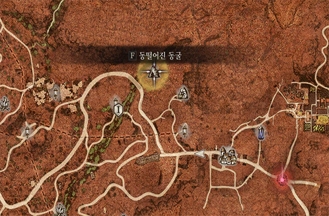 석룡재가_있는_동굴_위치를_표시한_지도