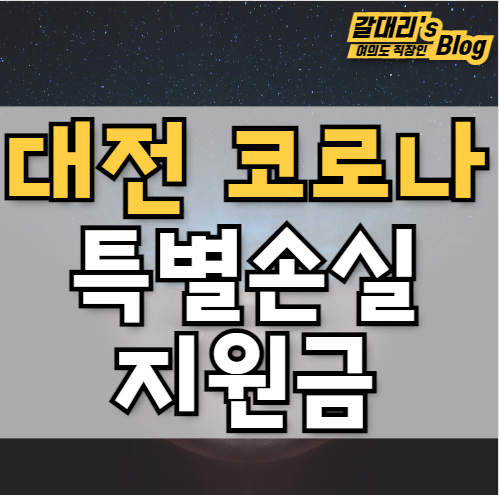  대전 소상공인 특별손실지원금 받는 법