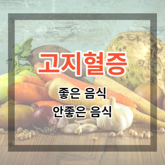  고지혈증에 좋은음식 10 과 안좋은 음식 살펴보기