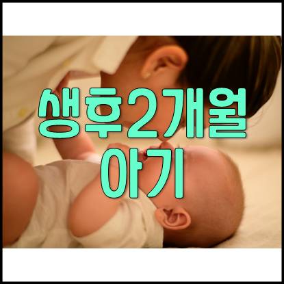  생후 2개월 아기 성장 발달 과정 및 육아(예방접종,코막힘,땀띠,변비)