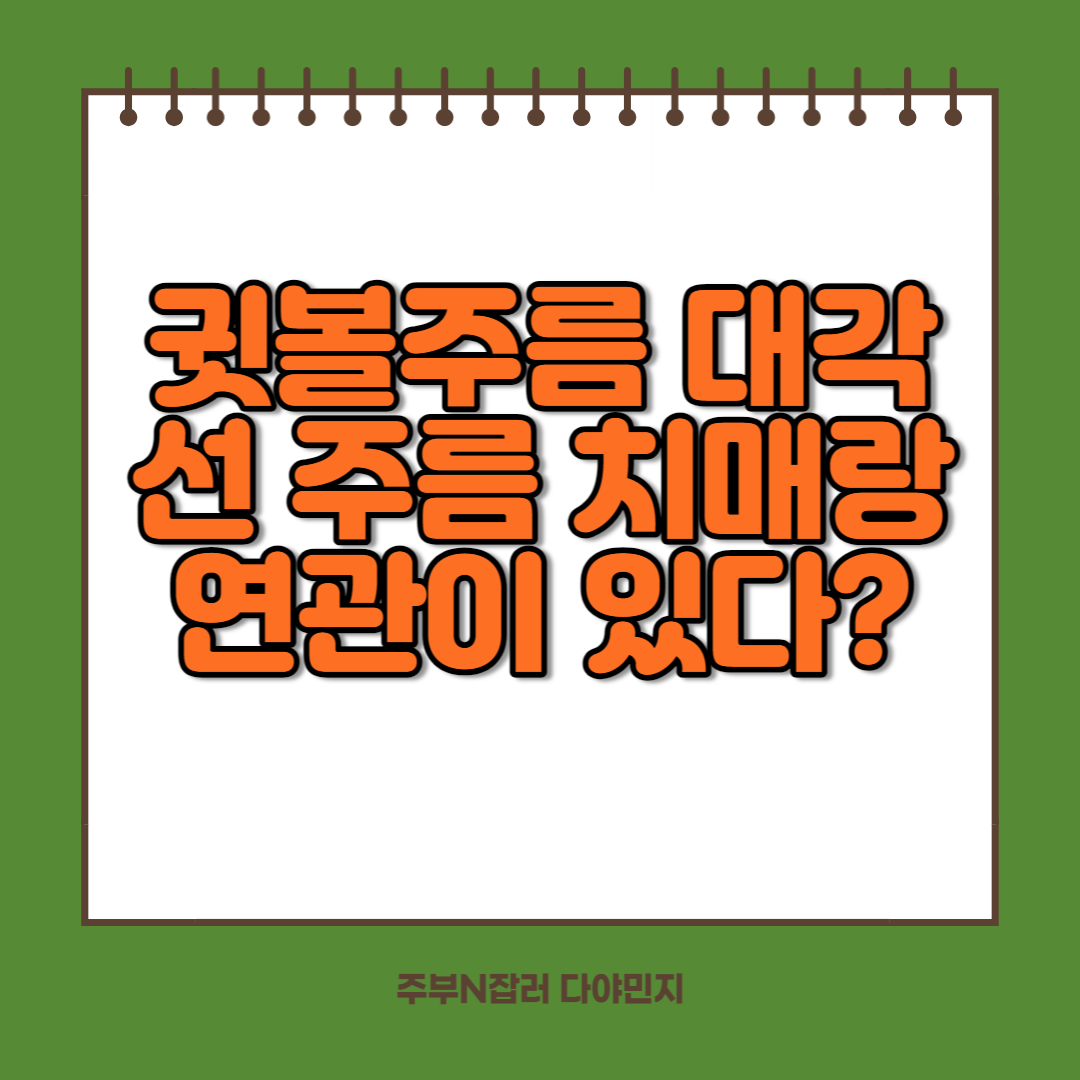 귓볼주름_대각선_주름_치매랑_연관이_있다?