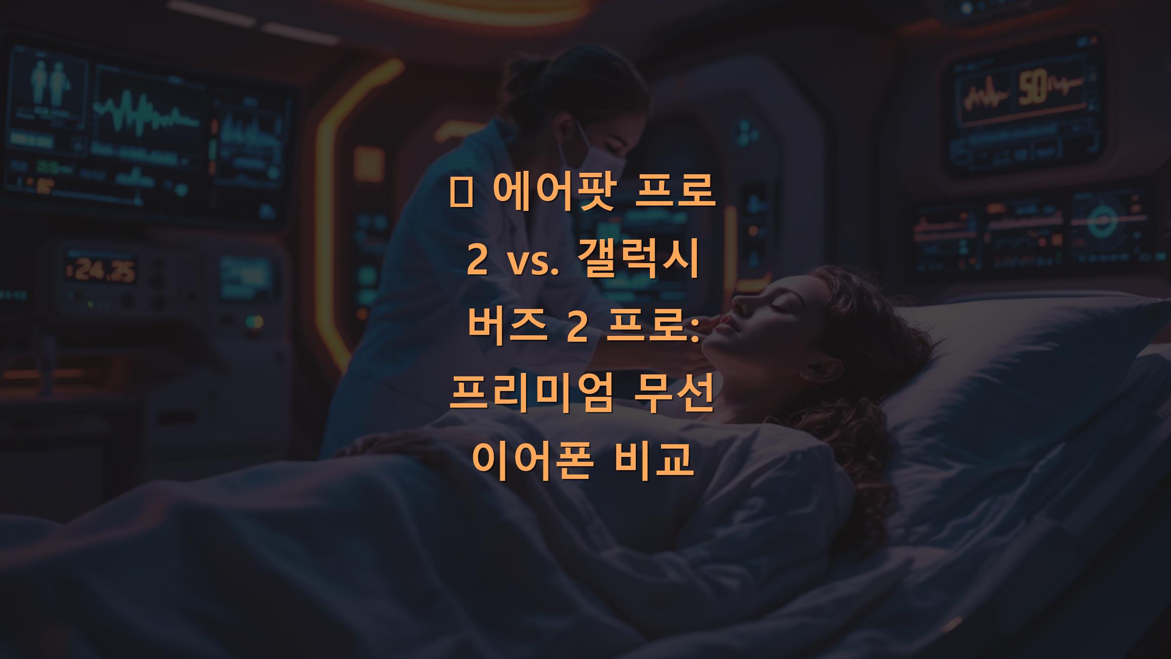 🎧 에어팟 프로 2 vs. 갤럭시 버즈 2 프로: 프리미엄 무선 이어폰 비교