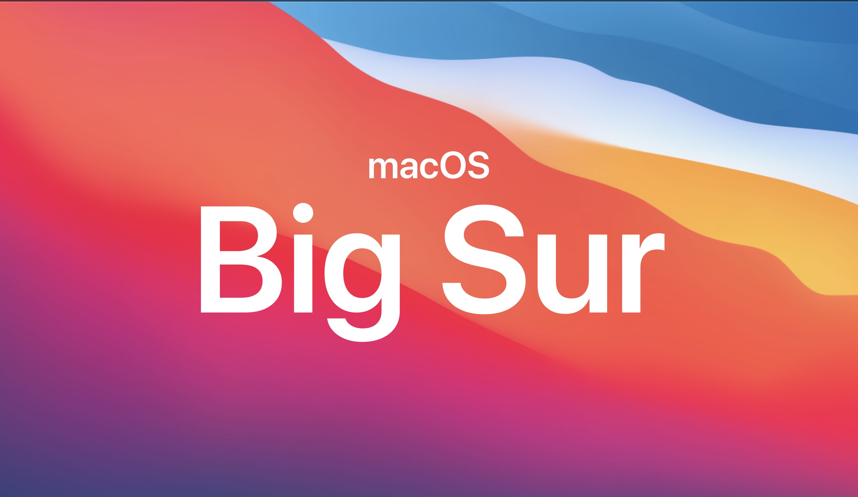  macOS Big Sur 업데이트! 변경점 정리