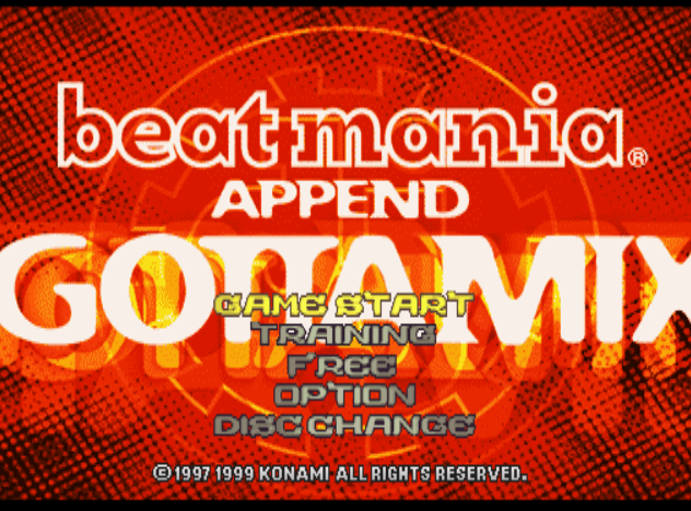  코나미 / 리듬 게임 - 비트매니아 어펜드 고타 믹스 ビートマニアアペンドゴッタミックス - Beat Mania Append Gotta Mix (PS1 - iso 다운로드)