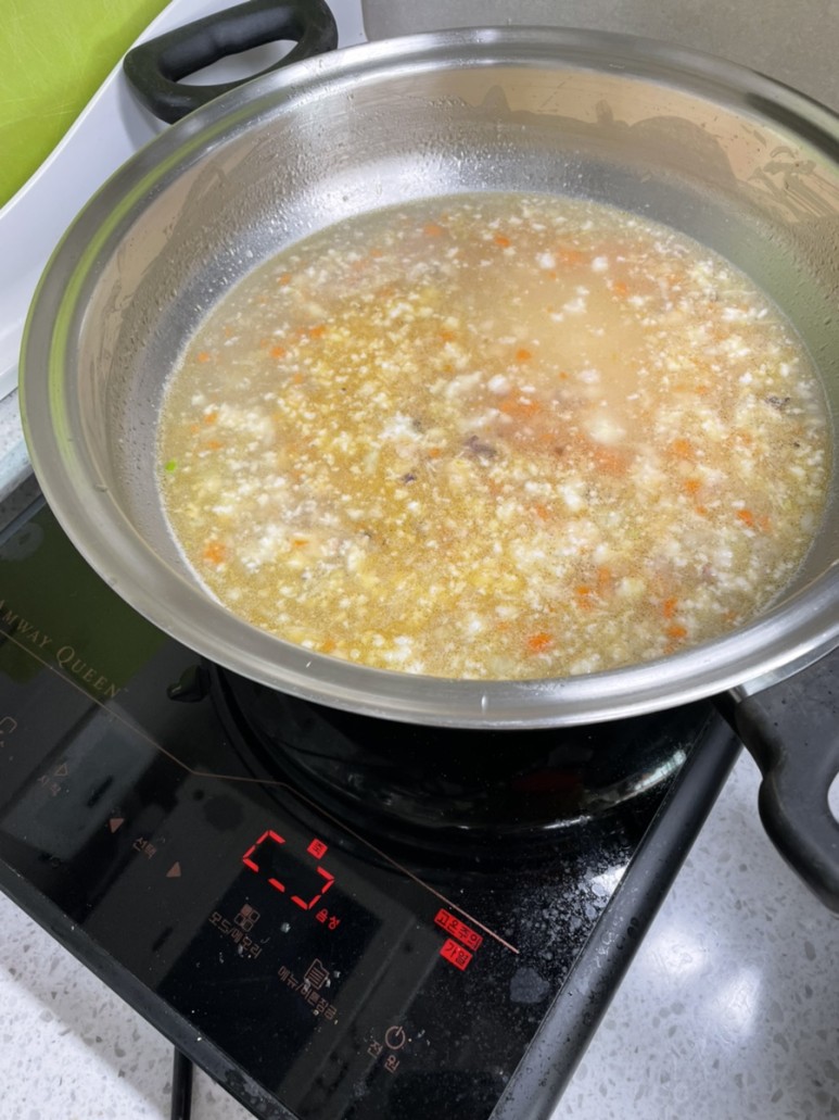 긴급보육 워킹맘 엄마표 건강식! 낙지야채죽! 오늘의 식단!유아식단표! 보양식 낙지죽! 15