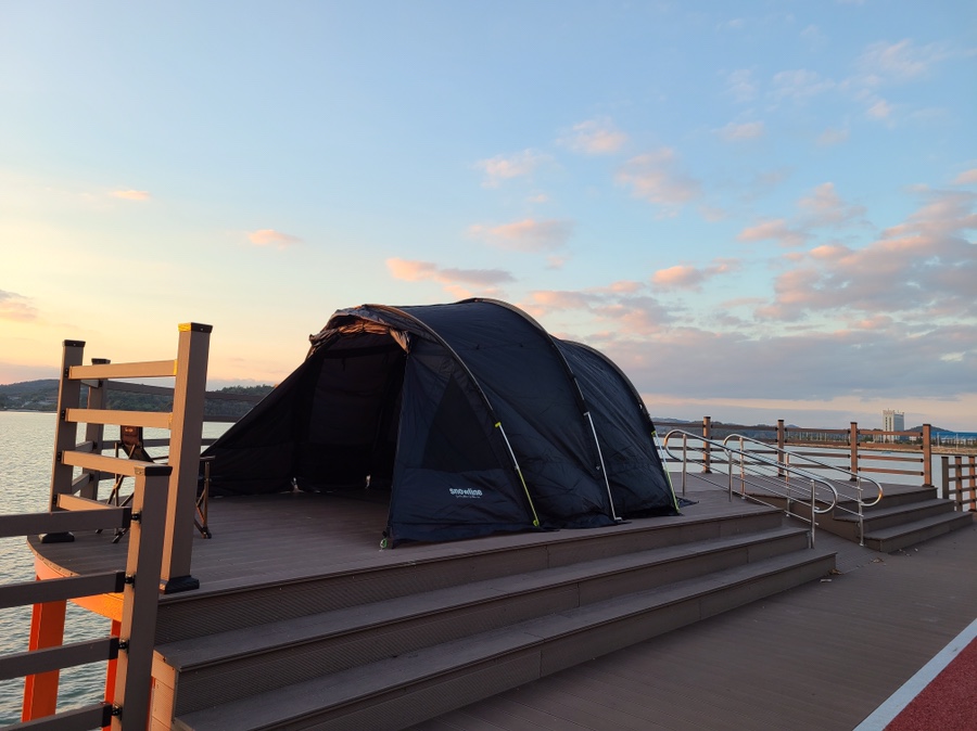 스노우 라인 새턴 쉘터 우리의 첫 텐트! 7