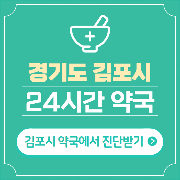  김포시 24시간 약국 찾기 | 휴일 야간 심야 일요일 당번약국 28곳