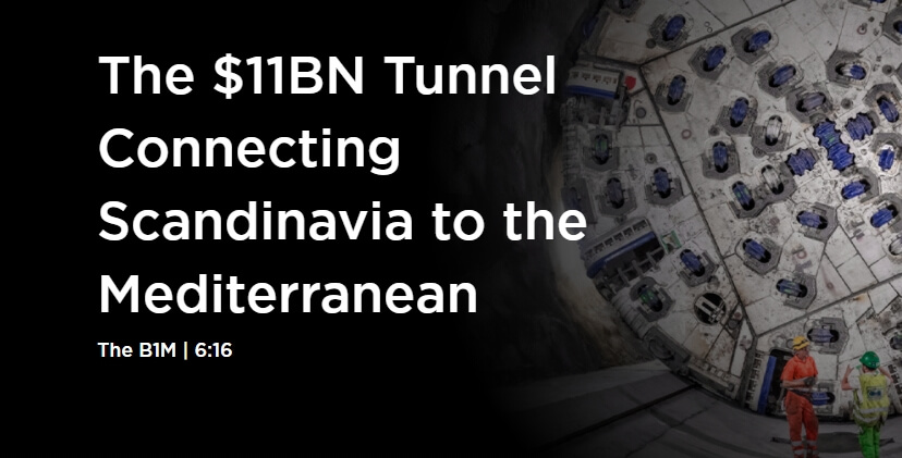  스칸디나비아~지중해 연결 알프스의110억 달러 짜리 철도터널 VIDEO:The $11BN Tunnel Connecting Scandinavia to the Mediterran
