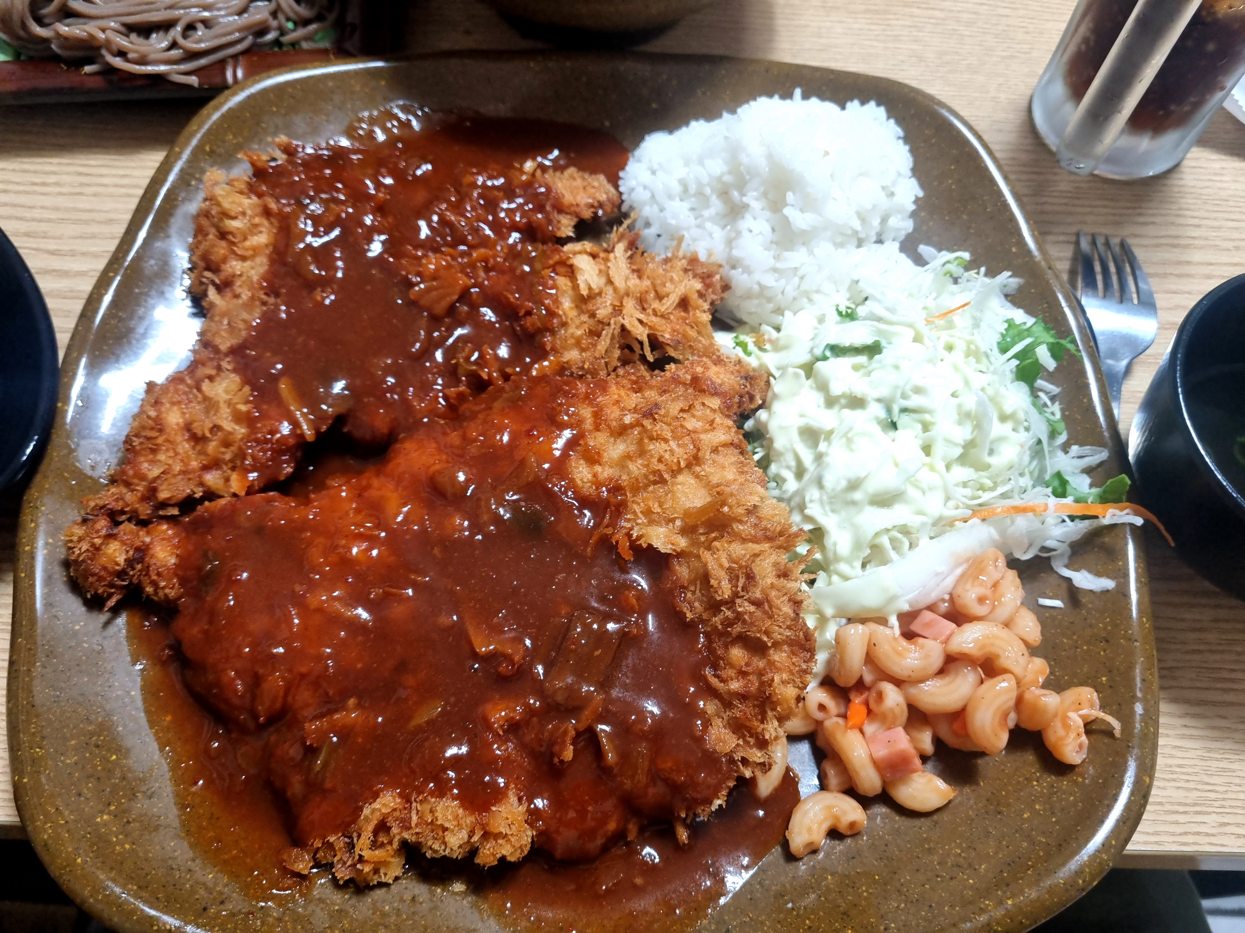  논산 훈련소에서 가까운 소문난 맛집 반월소바 메밀 돈까스 먹어보았습니다