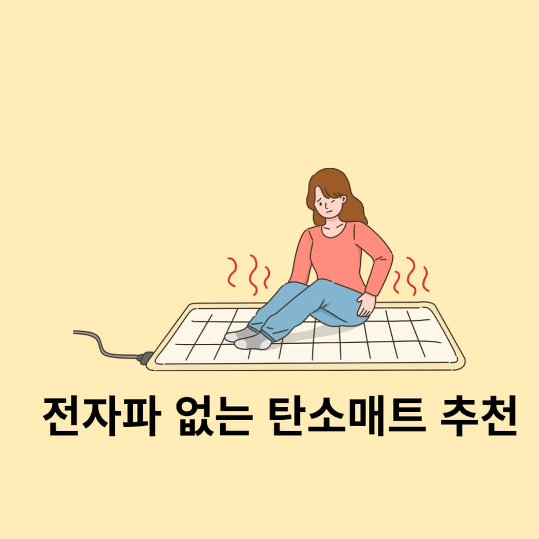  탄소매트 추천 : 탄소매드와 온수매트의 차이점