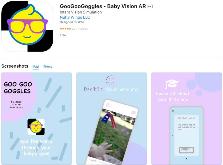 GooGooGoggles - Baby Vision AR