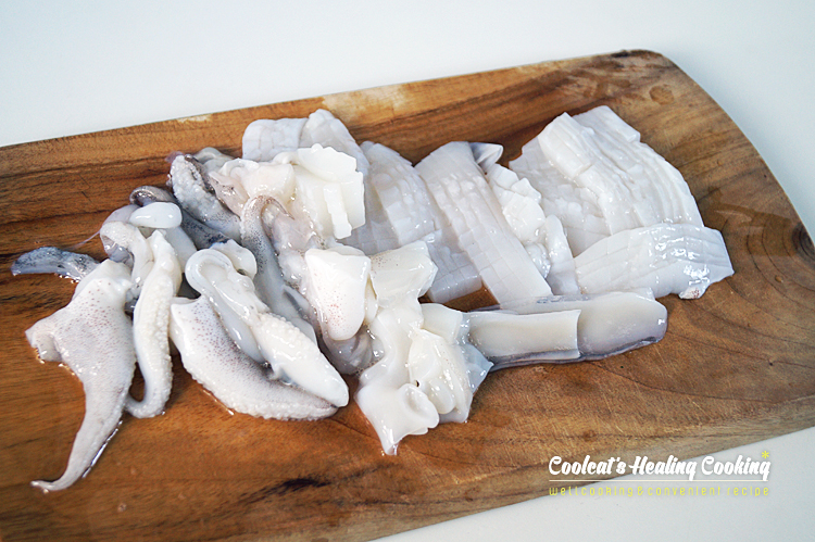 갑오징어숙회, 갑오징어손질법과 21