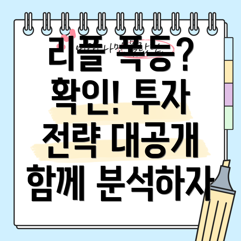 리플코인 가격 예측