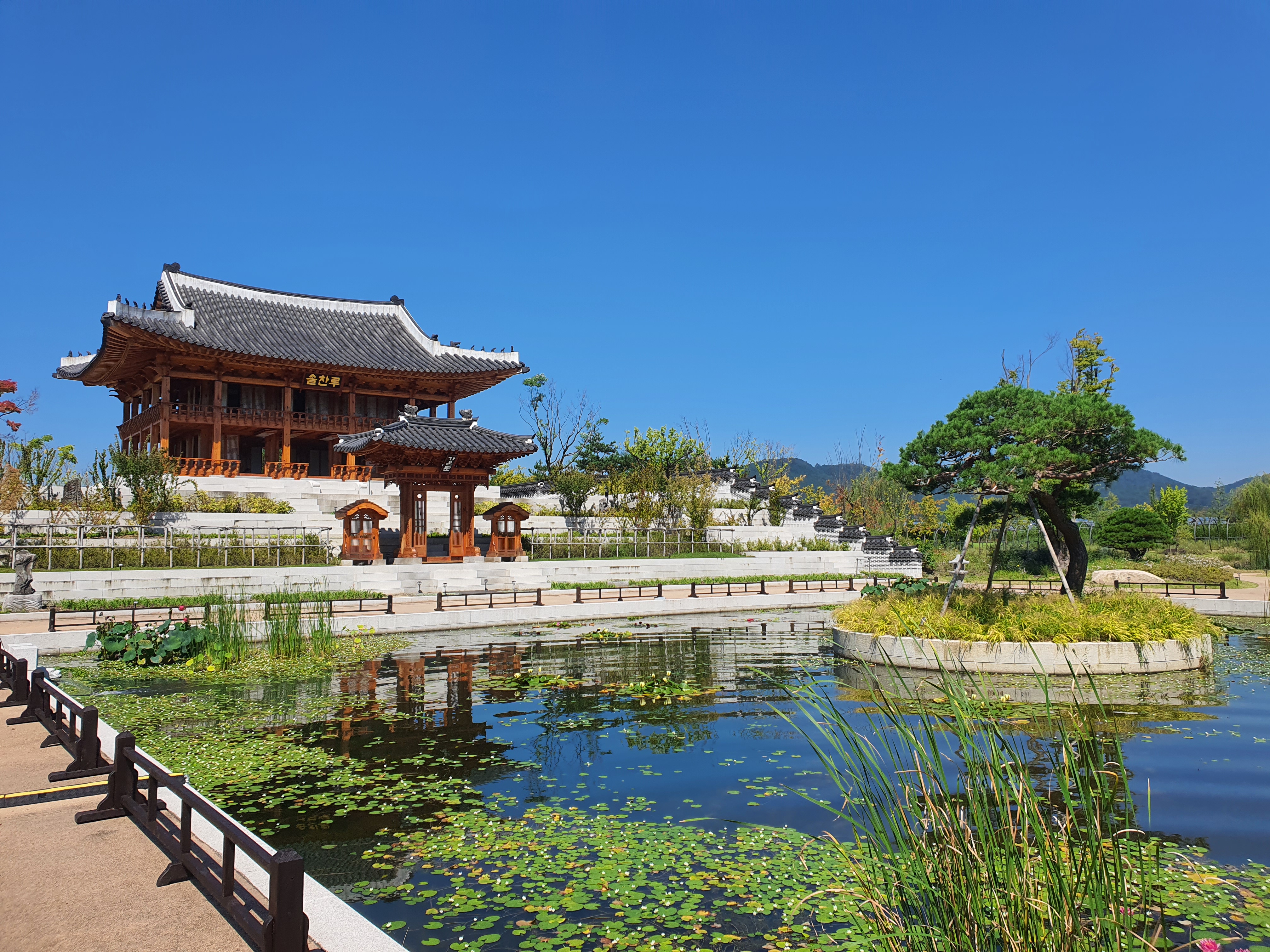 세종 국립세종수목원 한국전통정원 도담정 솔찬루 탐방