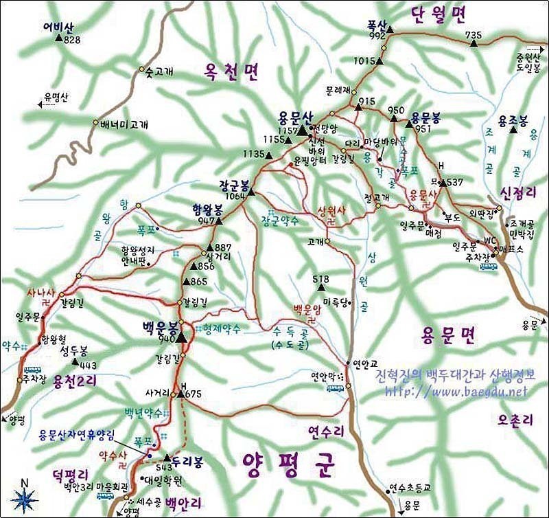 등로 주변 풍경 이미지