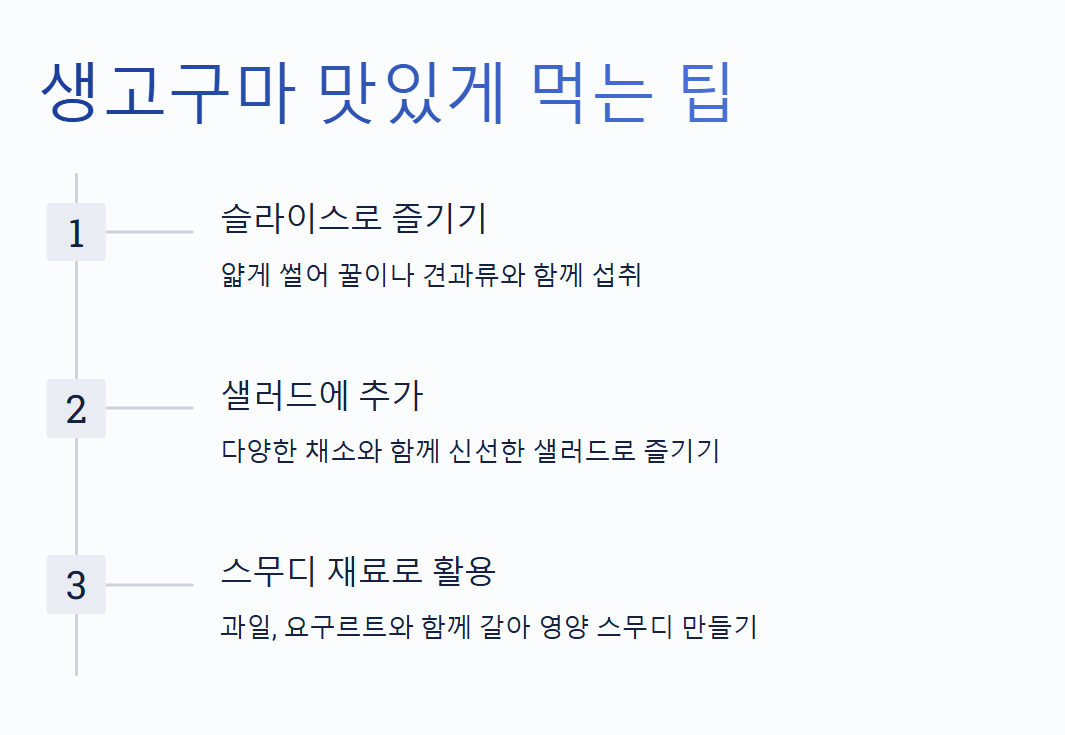 생고구마 효능