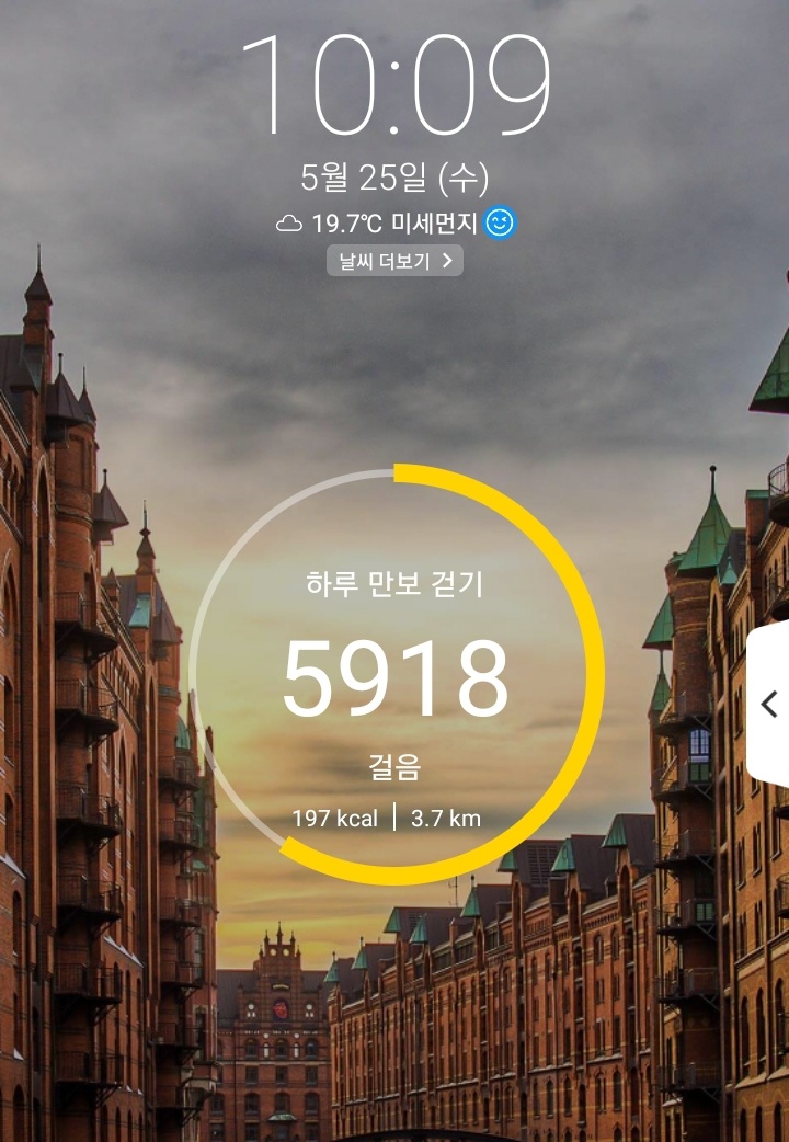  만보걷기 도전