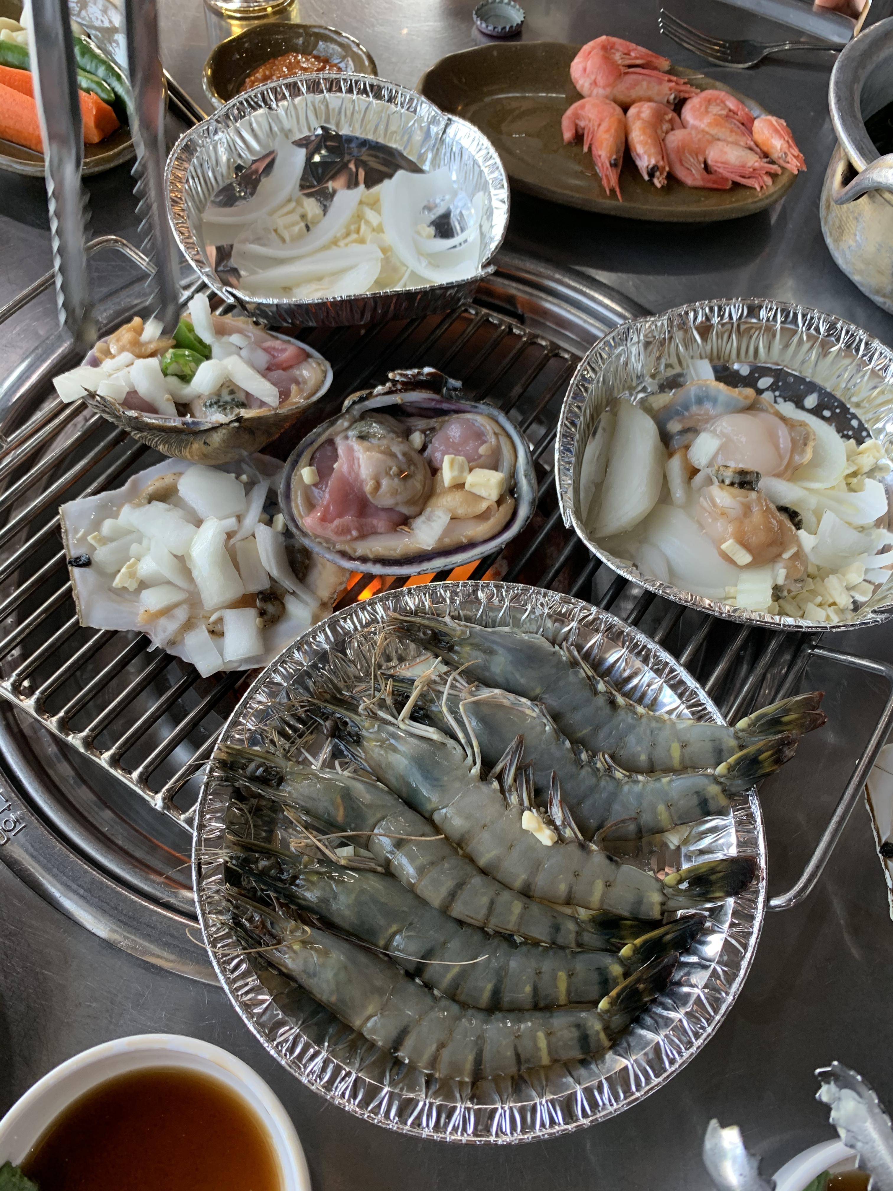  부산 청사포 수민이네 조개구이