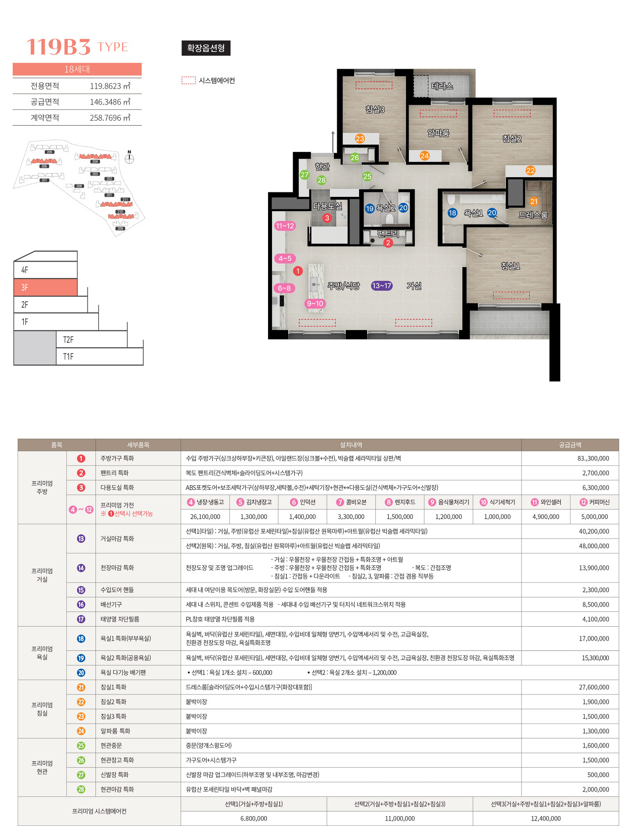 판교TH212 아파트-주택형안내-119B3