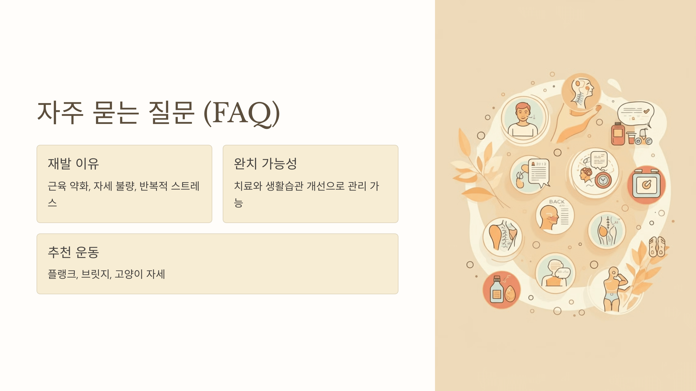 허리통증과 관련된 사진입니다.