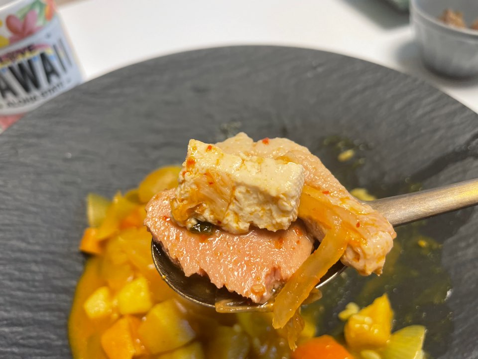 삼겹스팸참치김치찌개 사진
