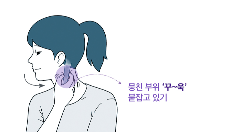 출처 : 아픈사람의 99%는 목이 뭉쳐있다