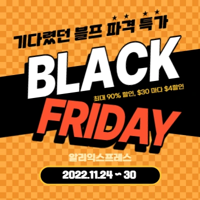  알리익스프레스 기다렸던 블랙프라이데이 파격특가 정보