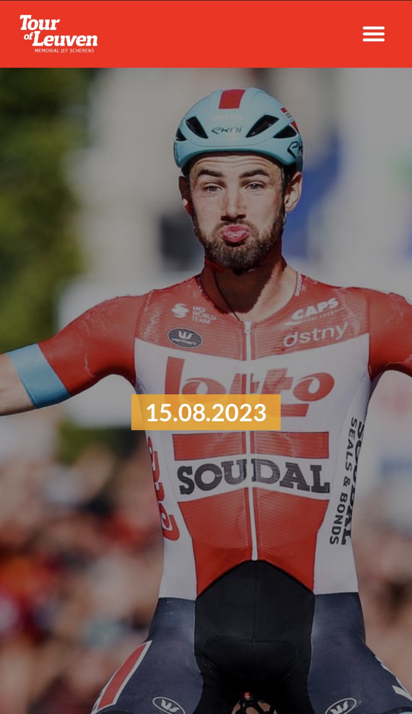  벨기에 루벤, 8월 15일 tour of Leuven