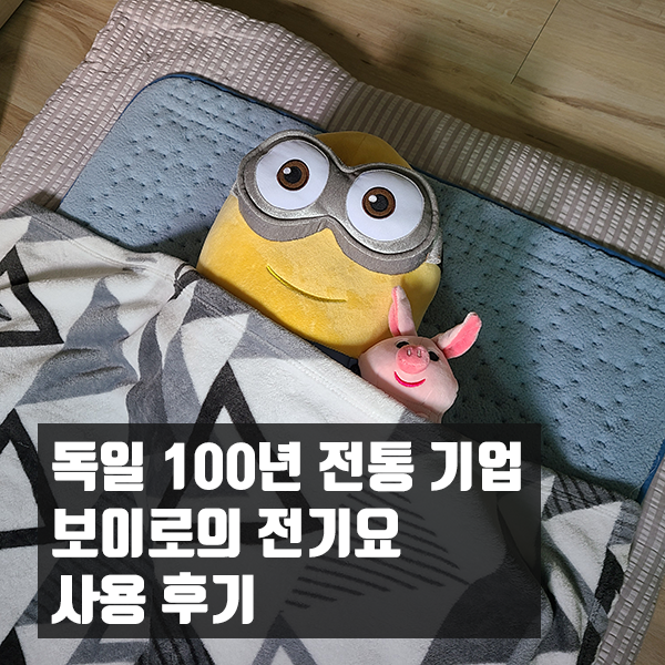  전기장판 추천, 보이로 전기요