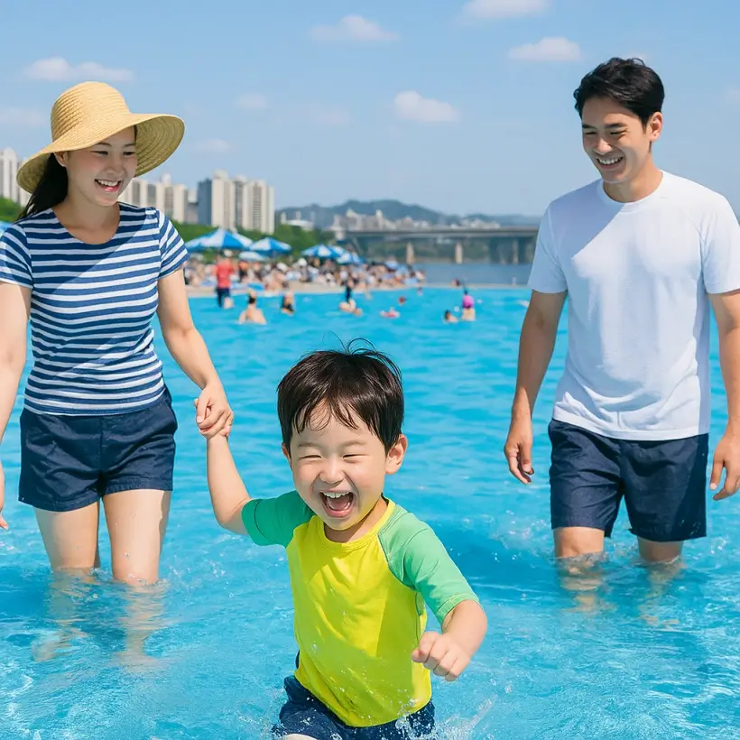 '한강공원 수영장 &amp; 물놀이장' 이미지