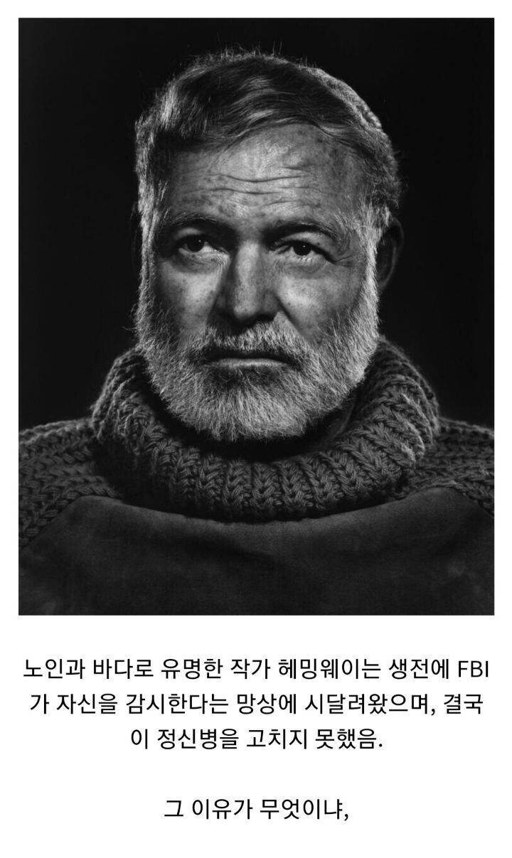  허밍웨이의 망상병이 안 고쳐진 이유