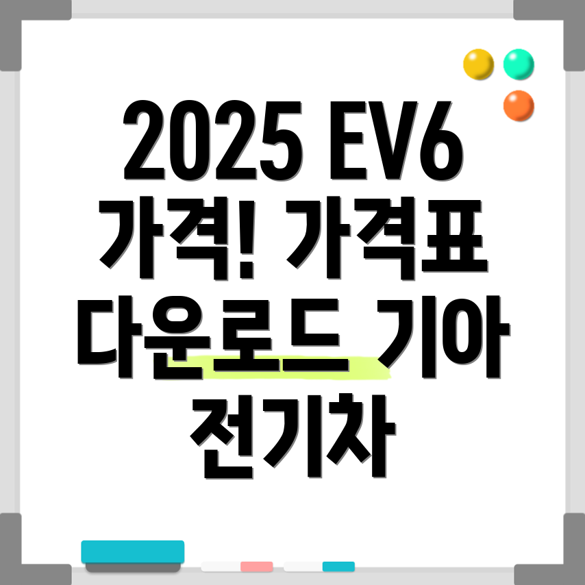 2025 EV6 가격