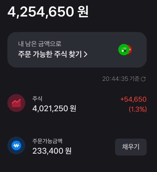  [국내주식] 월20만원으로 하는 국내주식 (8/06일 기준)